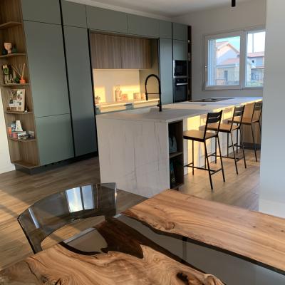 1 Tavolo Legno Resina Woodmood